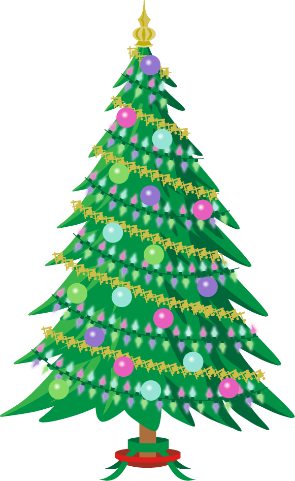 Christmas Stars: Decorated Christmas Tree